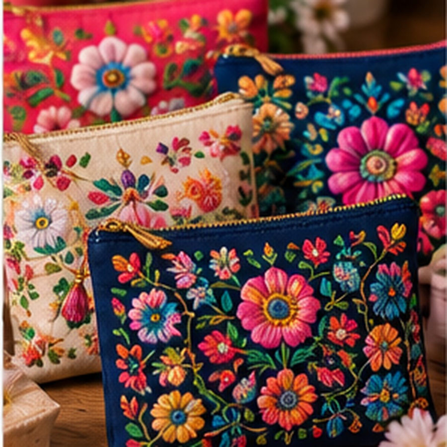Embroidered Pouch