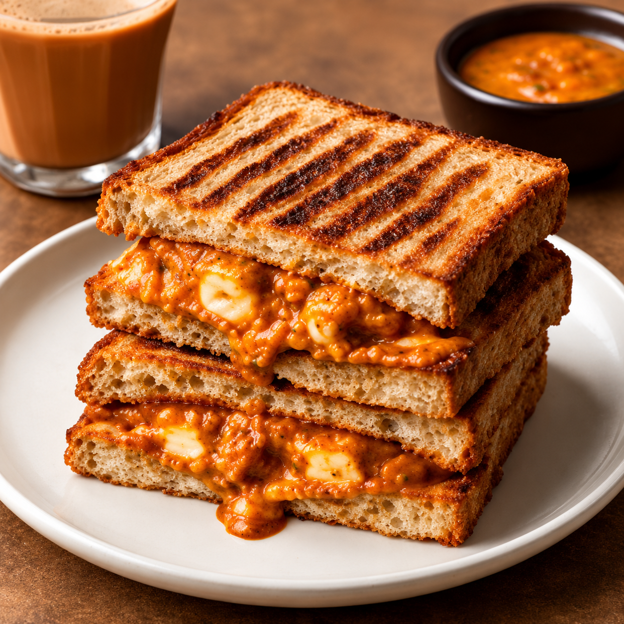 Paneer Tikka Sandwich