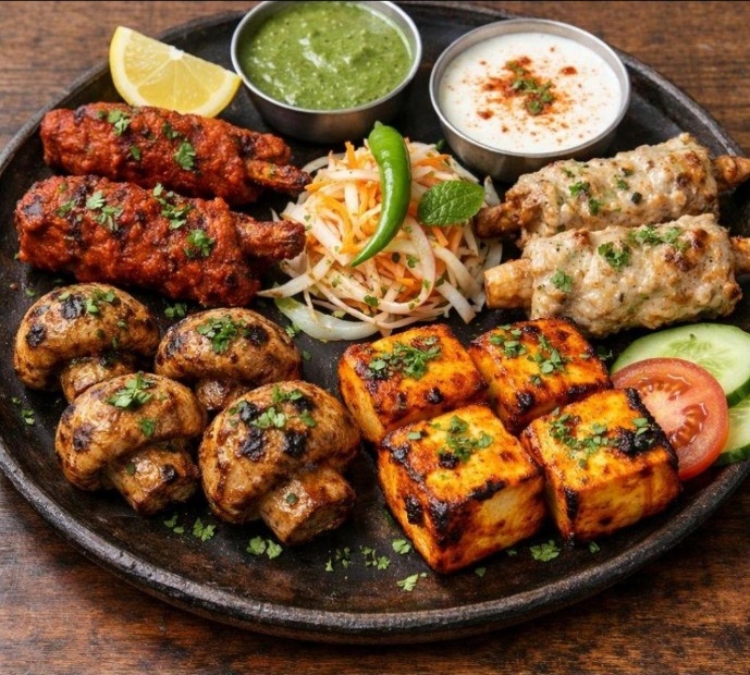 Veg. Tandoori Platter
