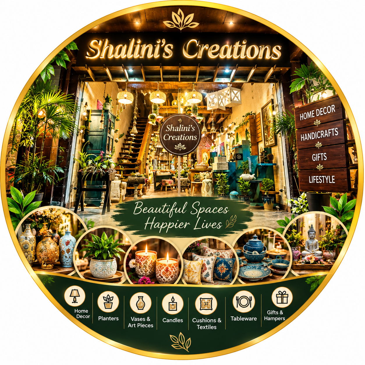 Shalini's Creations logo