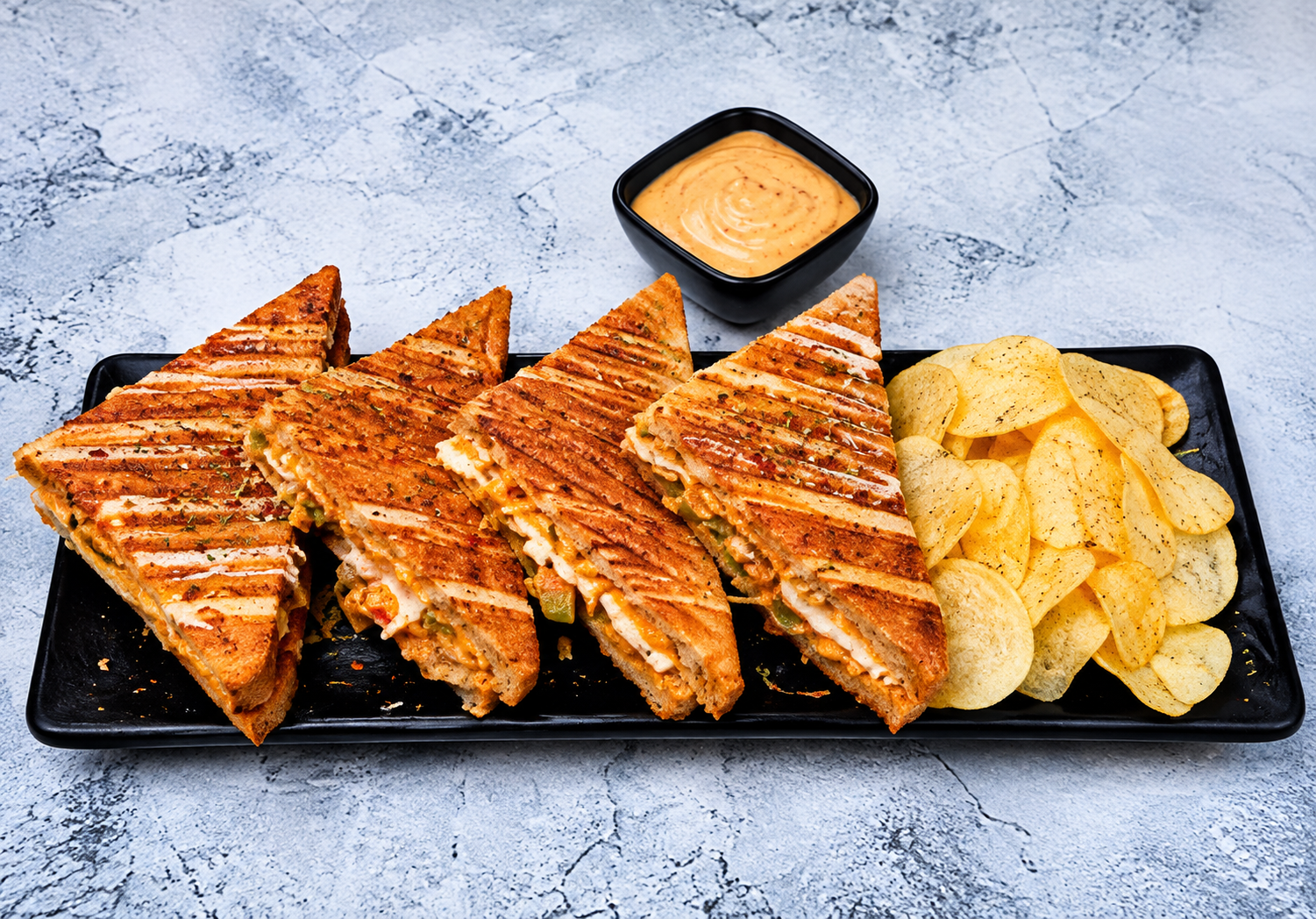 Makhani Paneer Sandwich