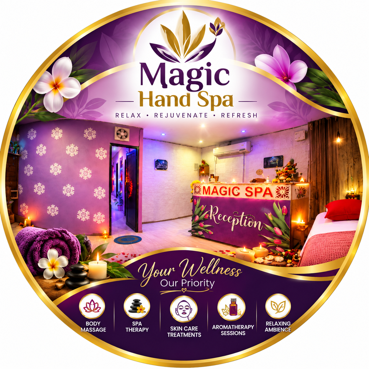 Magic Hand Spa – Best Spa in Dehradun logo